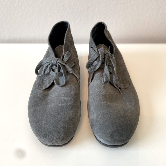 ROBERT WAYNE Gray Suede Lace Up Desert Boots SZ 11 - Picture 3 of 9